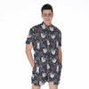 Sloth Family Pattern Print Men's Rompers