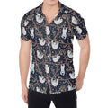 Sloth Family Pattern Print Men's Shirt