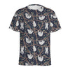 Sloth Family Pattern Print Men's Sports T-Shirt