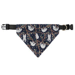 Sloth Family Pattern Print Over The Collar Dog Bandana
