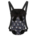 Sloth Family Pattern Print Pet Carrier Backpack