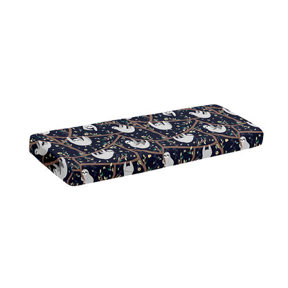 Sloth Family Pattern Print Piano Keyboard Cover