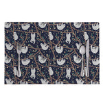 Sloth Family Pattern Print Placemat