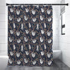 Sloth Family Pattern Print Premium Shower Curtain