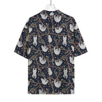 Sloth Family Pattern Print Rayon Hawaiian Shirt