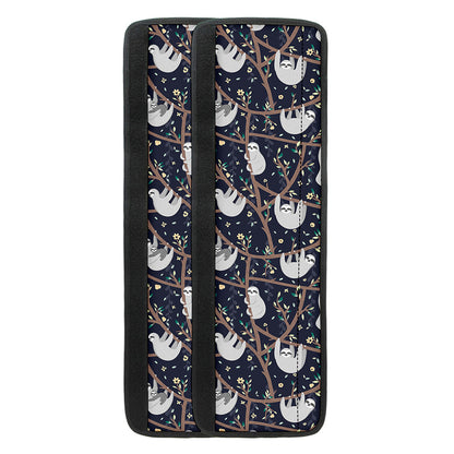Sloth Family Pattern Print Refrigerator Handle Covers