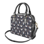 Sloth Family Pattern Print Shoulder Handbag