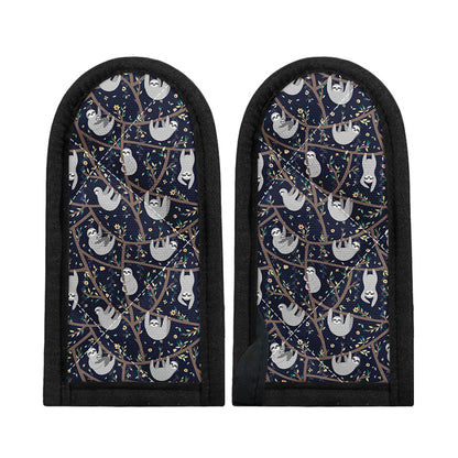 Sloth Family Pattern Print Skillet Handle Cover