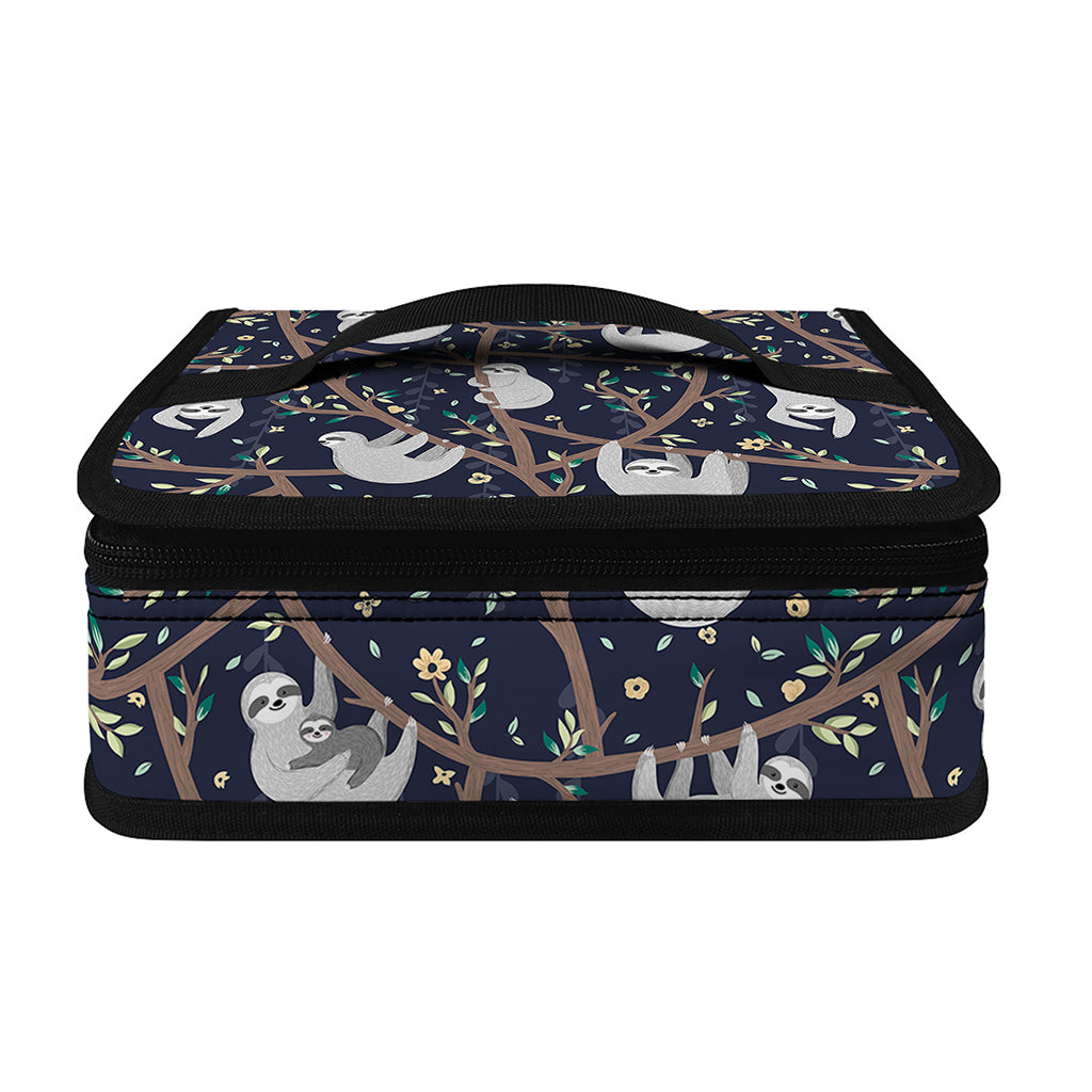 Sloth Family Pattern Print Small Lunch Bag