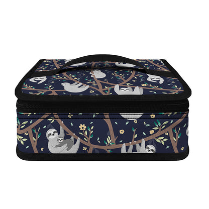 Sloth Family Pattern Print Small Lunch Bag