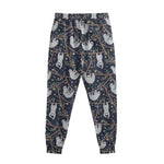 Sloth Family Pattern Print Sweatpants