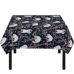 Sloth Family Pattern Print Tablecloth