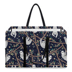 Sloth Family Pattern Print Utility Tote Bag
