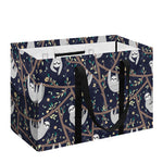 Sloth Family Pattern Print Utility Tote Bag