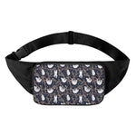 Sloth Family Pattern Print Waist Bag