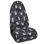Sloth Family Pattern Print Waterproof Car Seat Cover