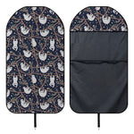 Sloth Family Pattern Print Waterproof Car Seat Cover