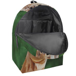 Smiley Face Giraffe Print Backpack