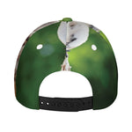 Smiley Face Giraffe Print Baseball Cap