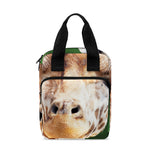 Smiley Face Giraffe Print Bible Tote Bag