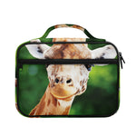 Smiley Face Giraffe Print Briefcase Bible Bag