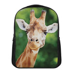 Smiley Face Giraffe Print Casual Backpack