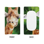 Smiley Face Giraffe Print Changing Pad Cover