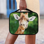 Smiley Face Giraffe Print Classic Bible Case