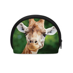 Smiley Face Giraffe Print Coin Purse