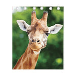 Smiley Face Giraffe Print Curtain
