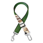 Smiley Face Giraffe Print Dog Seat Belt