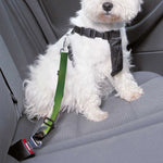 Smiley Face Giraffe Print Dog Seat Belt