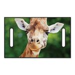 Smiley Face Giraffe Print Golf Cart Seat Cover