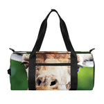 Smiley Face Giraffe Print Gym Bag