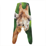 Smiley Face Giraffe Print Hammer Pants