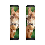 Smiley Face Giraffe Print Handle Covers
