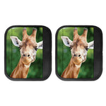 Smiley Face Giraffe Print Handle Covers