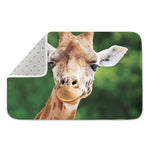 Smiley Face Giraffe Print Indoor Door Mat