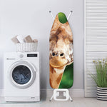 Smiley Face Giraffe Print Ironing Board Cover