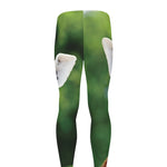 Smiley Face Giraffe Print Men's leggings