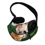 Smiley Face Giraffe Print Pet Sling Carrier