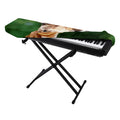Smiley Face Giraffe Print Piano Keyboard Cover