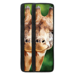 Smiley Face Giraffe Print Refrigerator Handle Covers