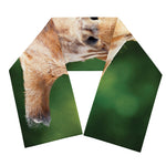 Smiley Face Giraffe Print Scarf