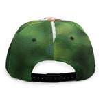 Smiley Face Giraffe Print Snapback Cap