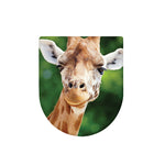 Smiley Face Giraffe Print Toilet Lid Cover