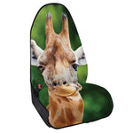 Smiley Face Giraffe Print Waterproof Car Seat Cover