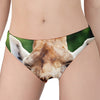 Smiley Face Giraffe Print Women's Panties