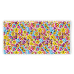 Smiley Faces Emoji Pattern Print Beach Towel