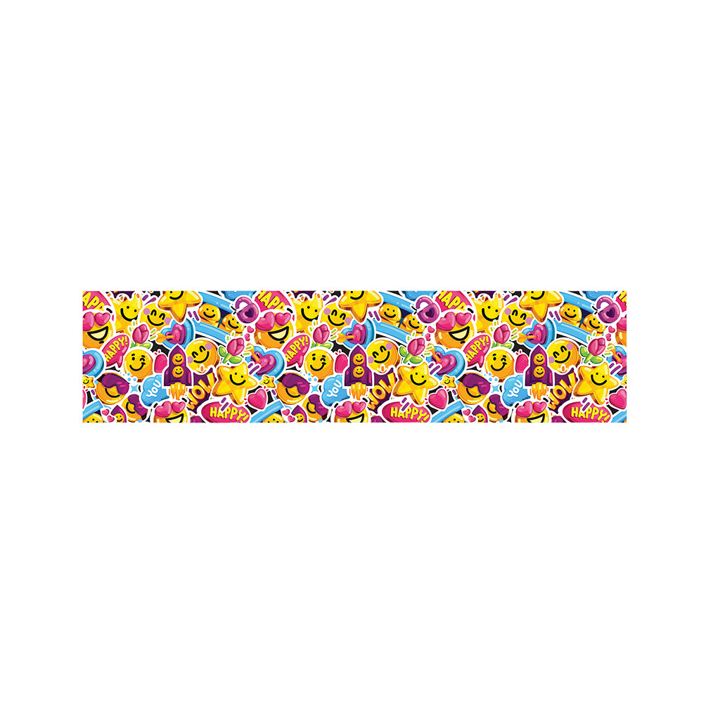 Smiley Faces Emoji Pattern Print Bed Runner